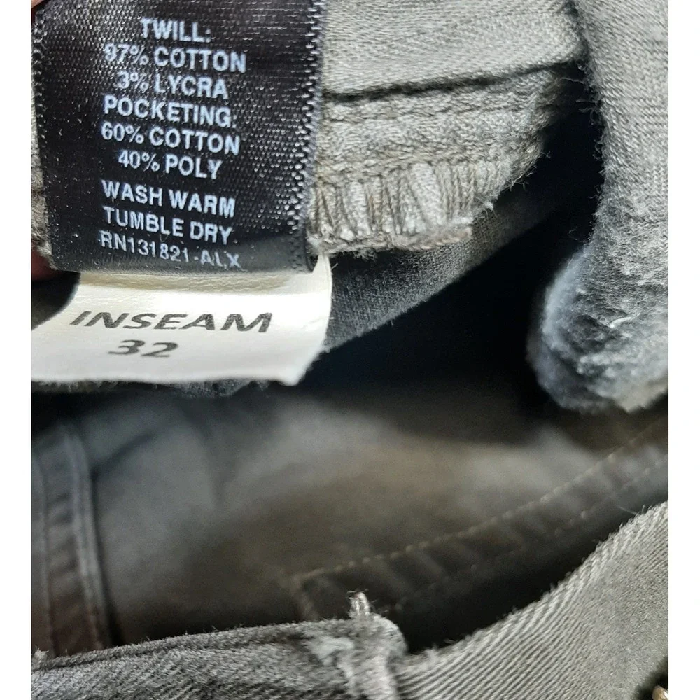 Flint and Tinder 365 Pant Mens 33x32 Straight Fit USA Made Stretch Canvas Jeans